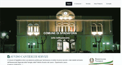 Desktop Screenshot of comune.spadafora.me.it